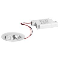 BRUMBERG LED-Einbaustrahler LB24 230V 6W 3000K weiß