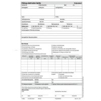 FLUKE Prüfprotokoll 1279 1 Block mit 50 Blatt 0701/0702