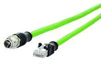 METZ CONNECT Verbindungsleitung M12+RJ45 gerade 8polig...