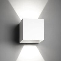 DIEFRA LED-Wandleuchte LB24 Cube 6W 230V 3000K 120°...
