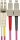 Paschke Datensysteme LWL Patchkabel MM OM4 pink duplex 2G50 LCd/SCd 15m