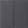 GIRA Bedienaufsatz 536228 S3000 2f System 55 Anthrazit