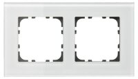 MDT Glasrahmen BE-GTR2W.01 2fach weiss f. 55mm-Progr.