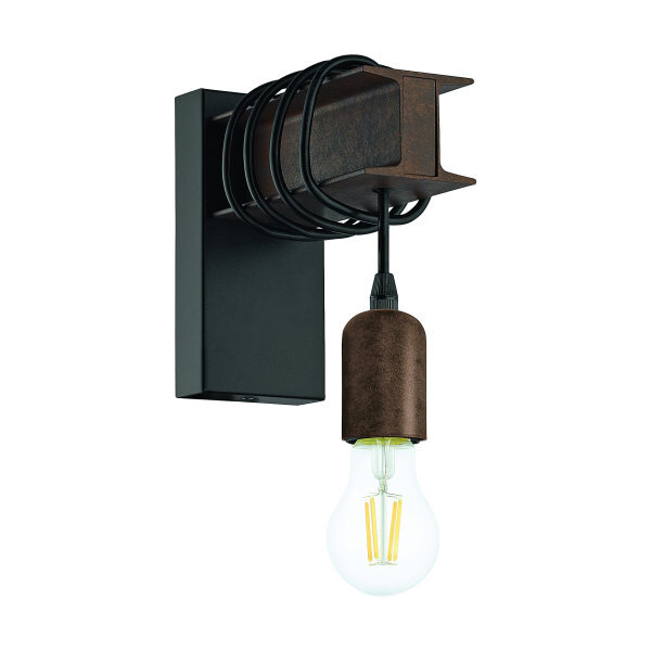 EGLO Wandleuchte LB24 schwarz 1xE27