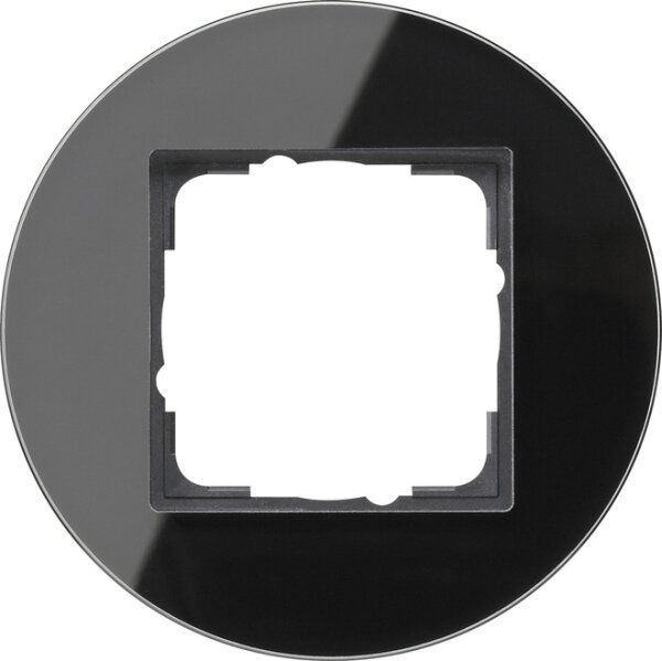 GIRA Abdeckrahmen 0211135 1 fach schwarz