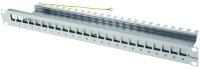 TELEGÄRTNER 19 Patchpanel 1HE leer lichtgrau...