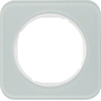 BERKER Rahmen 10112109 1-fach R.1 Glas polarweiß