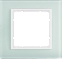 BERKER Glasrahmen 10116909 1fach polarweiss
