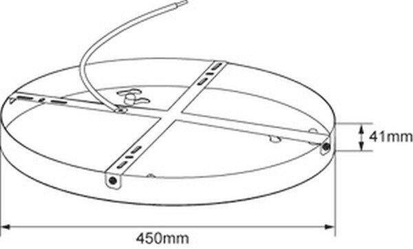 NOBILE Deckenbefestigung f&uuml;r Pendel Panel R600/R780
