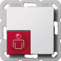 GIRA Ruftaster 290003 System 55 Reinweiß glänzend