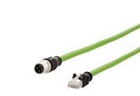METZ CONNECT Verbindungsleitung M12+RJ45 g. AWG26 4p....