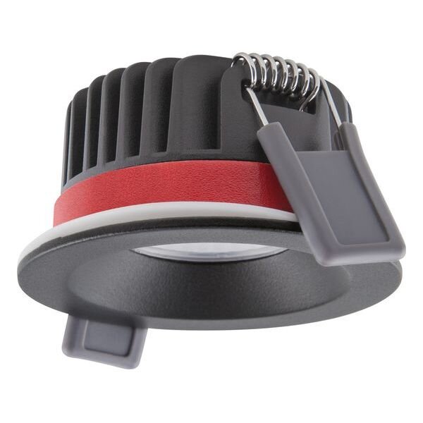 LEDVANCE LED-Deckeneinbaustrahler LB24 SP FP FIX P 8W 930 PS DIM IP65 BK