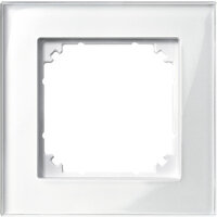MERTEN Echtglasrahmen M-PLAN 489119 1fach Brillantweiß