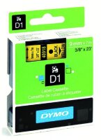 DYMO D1-Schriftband 40918 9mmx7m schwarz auf gelb