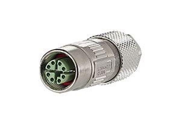 METZ CONNECT Buchse M12 Cat.6A X-kodiert IP67 feldkonf.