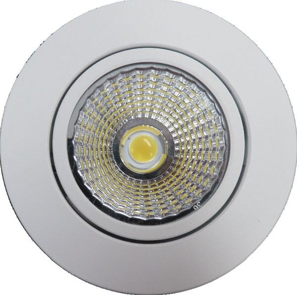 NOBILE LED-Deckeneinbaustrahler LB24 5068 ECO DOB wei&szlig;-matt 8W 830 38&deg; dim C