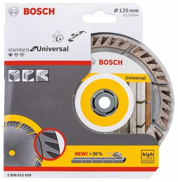 BOSCH Diamanttrennscheibe DIA-TS 125x22,23 Standard for Universal