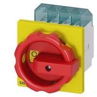 SIEMENS Haupt-/Not-Aus-Schalter 3LD2003-0TK53 3polig...