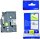 BROTHER Schriftband TZ-S241 18mm/8m weiss/schwarz