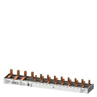 SIEMENS Stiftsammelschiene 10qmm 1x FI 3p/N + 8x Komp. 12TE