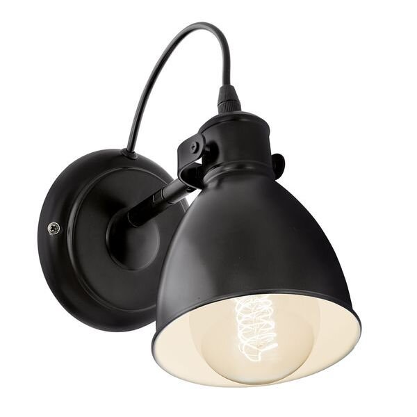 EGLO Wandleuchte LB24 stahl schwarz E27