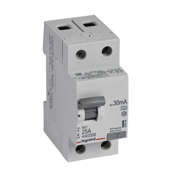 LEGRAND FI-Schutzschalter RX3 25A 2polig 30mA Typ A