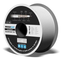 MEGASAT Koaxialkabel Quad Shield 120 100m Spule 110dB