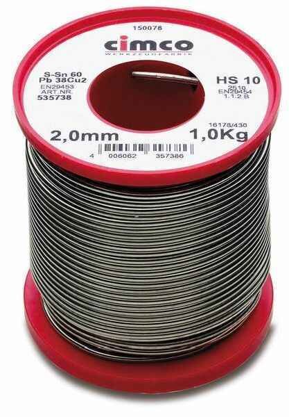 CIMCO Elektroniklot 60% 2mm 250g