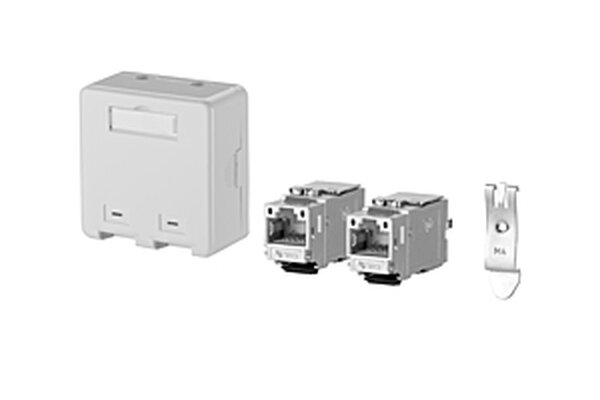METZ CONNECT Anschlussbox APL C6Amodul K 180&deg; Set 2 Port