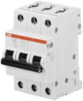 ABB Leitungsschutzschalter S203-B16 B16A 3polig 6kA