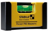 STABILA Wasserwaage Pocket PRO Magnetic 7cm