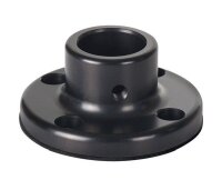 WERMA Fuss f. Rohr D25 metall schwarz