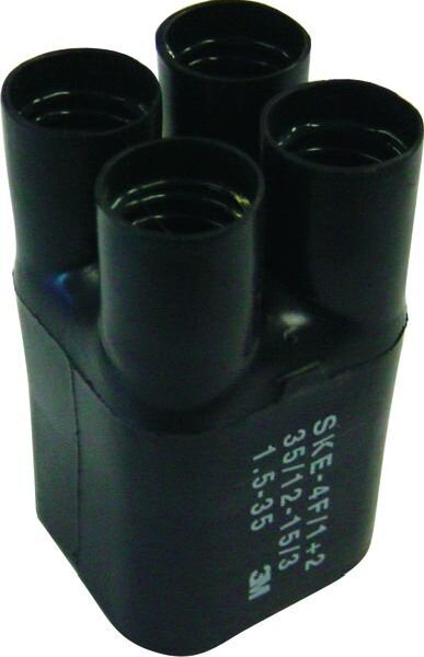 3M Warmschrumpf Aufteilkappe SKE4F/1+2 f&uuml;r 4x1,5-4x25qmm