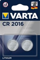 VARTA Knopfzelle 06016 ELECTRONICS 2Blister CR 2016 (MHD)