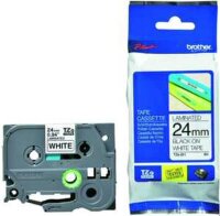 BROTHER Schriftband TZe-S221 9mm stark-klebend weiss/schwarz