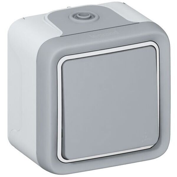 LEGRAND Wippschalter Plexo IP55 69716 Kreuz FR AP grau