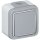 LEGRAND Wippschalter Plexo IP55 69716 Kreuz FR AP grau