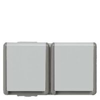 SIEMENS Steckdose SCHUKO 5UB4722 2fach waagerecht IP44