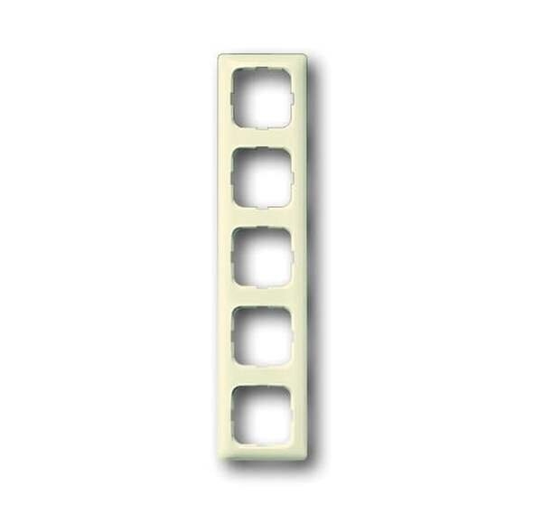 BUSCH-JAEGER Rahmen 2515-212K-102 5fach SI wei&szlig; (cremewei&szlig;)