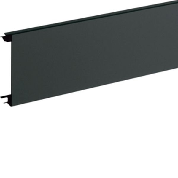 HAGER TEHALIT Br&uuml;stungskanal-Oberteil BR08029011 80mm graphitschwarz