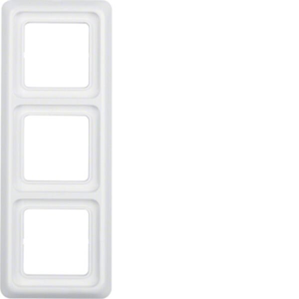 BERKER Rahmen 133009 3fach WG UP IP44 polarweiss