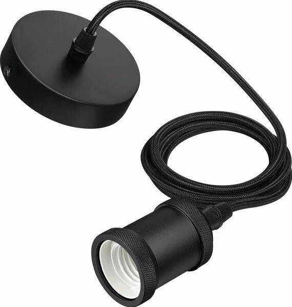 PHILIPS Deko-Anschlussleitung mit Fassung CORD modern E27 black 1CT EU