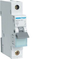 HAGER Leitungsschutzschalter MCN101 1polig C1A 6kA