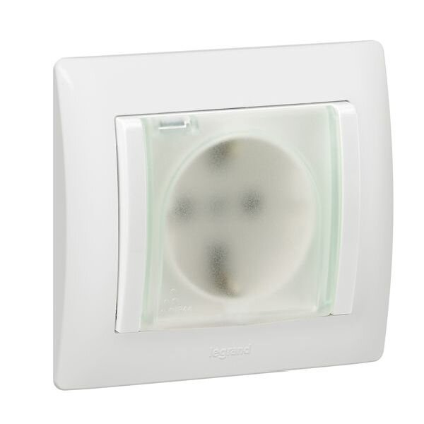 LEGRAND Steckdose Galea 771027 (SK) Kinderschutz Klappdeckel Feu