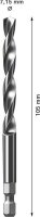BOSCH Zentrierbohrer EXPERT HSS-G 7.15x105mm pilot drillbit