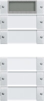 GIRA Wippenset 214503 5fach Plus Beschriftungsfeld System...