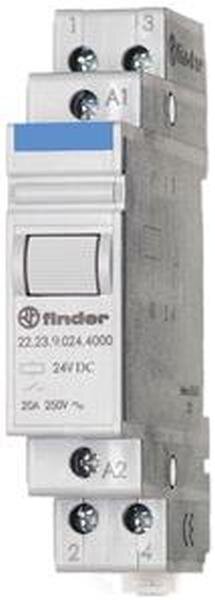 FINDER Installations-Relais 1OE 1S 20A 24VDC