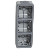 LEGRAND Gehäuse Plexo IP55 69679 3fach senkrecht FR...