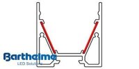 BARTHELME Reflektorband LB24 f.alu CATania Rolle 10m
