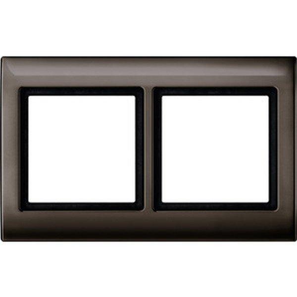 MERTEN Rahmen Aquadesign 400215 2fach dunkelbrasil